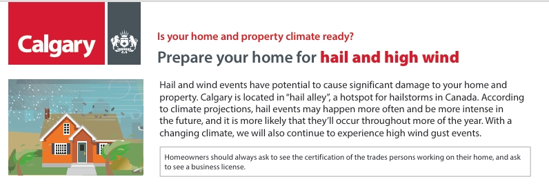 Climate Ready Home Guide - Hail and High Wind