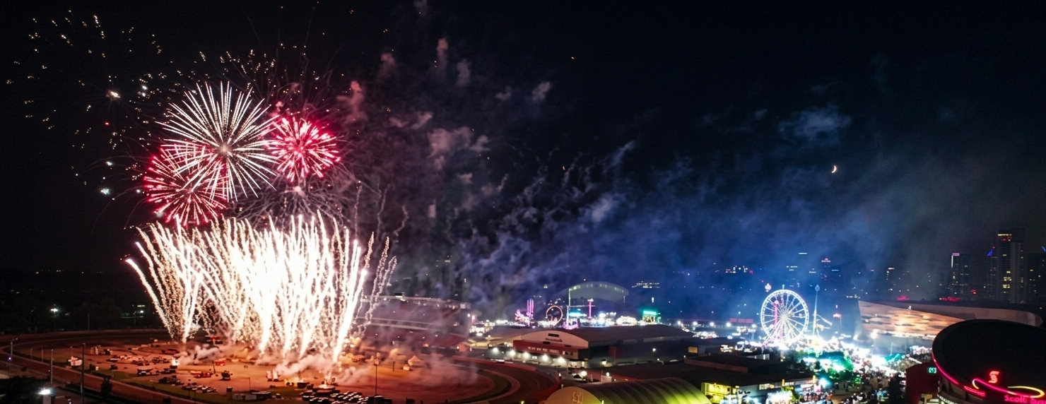 Calgary Stampede Fireworks